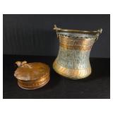 Indo-Persian Tin and Copper Bucket