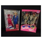 Army Barbie & Ken & Barbie President 2000