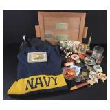U.S. Navy Uniform, Memorabilia Lot
