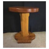 Custom Wood Pedestal Table