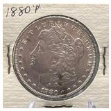 1880-P Morgan Silver Dollar