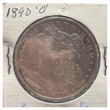 1890-O Morgan Silver Dollar