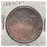 1882-P Morgan Silver Dollar