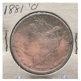 1881-O Morgan Silver Dollar