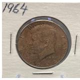 1964 Kennedy Silver Half Dollar