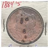 1884-S Morgan Silver Dollar Coin