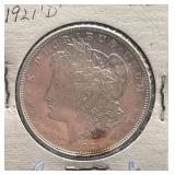 1921-D Morgan Silver Dollar