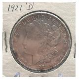 1921-D Morgan Silver Dollar