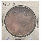 1921-D Morgan Silver Dollar