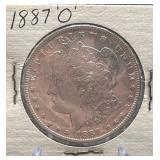 1887-O Morgan Silver Dollar