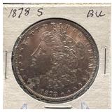 1878-S Morgan Silver Dollar BU
