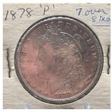 1878-P Morgan Silver Dollar,