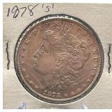 1878-S Morgan Silver Dollar Coin