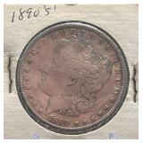 1890-S Morgan Silver Dollar Coin
