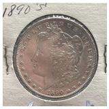 1890-S Morgan Silver Dollar Coin