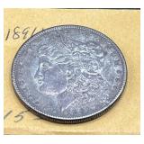 1891-O Morgan Silver Dollar