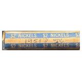 1958-D Uncirculated Nickel Roll