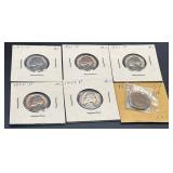 6pc Jefferson Nickels, 1938-1941