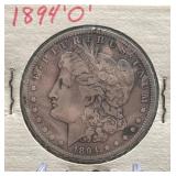 1894-O Morgan Silver Dollar