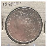 1898-P Morgan Silver Dollar