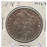 1878-S Morgan Silver Dollar Coin