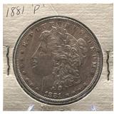 1881-P Morgan Silver Dollar Coin