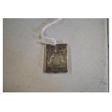 Vtg Sterling Silver Engraved Locket
