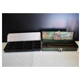 Pair of Vtg Metal Tool & Tackle Boxes
