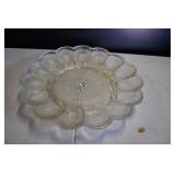 Glass Deviled Egg Plate