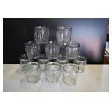Set of 12 Fluted Panel Whiskey Glasses