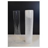 Pair of Glass Bottomless Cylinders