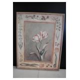 Wood Tulips Artwork