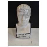 Ceramic Phrenology Head Bust L.N. Fowler
