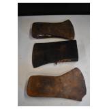 Lot of 3 Vtg Axe Heads