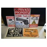 New Metal Signs