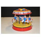 Retro Style Friction Merry Go Round Toy
