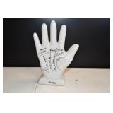 Ceramic Hand Palmistry Statue The Hand