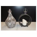 Pair of Decorative Electric Candle Holders