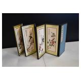 Table Top Asian Folding Screen