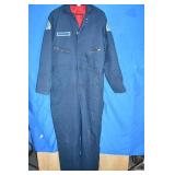 Vintage Nuclear Security Detroit Edison Overalls