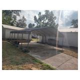 Metal Carport - Read Details Before Bidding
