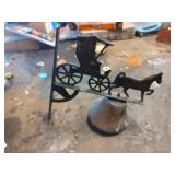 Horse & Carriage Cast Iron Bell