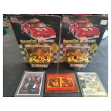 3 Sports Cards & 2 Nascar Cars