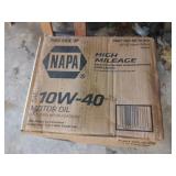 Unopened Box of NAPA 10W-40 Motor Oil