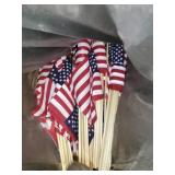 Bunch of USA Flags