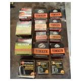 Selection of Unused Bearings and Oil Filters