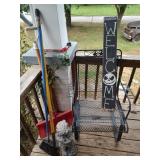 Chair, Welcome Sign, & More