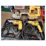 Dewalt Portable Band Saw, Drill, Shearer