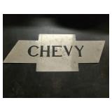 Metal Chevy Bow Tie Sign