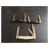 3 Buck Pocket Knives